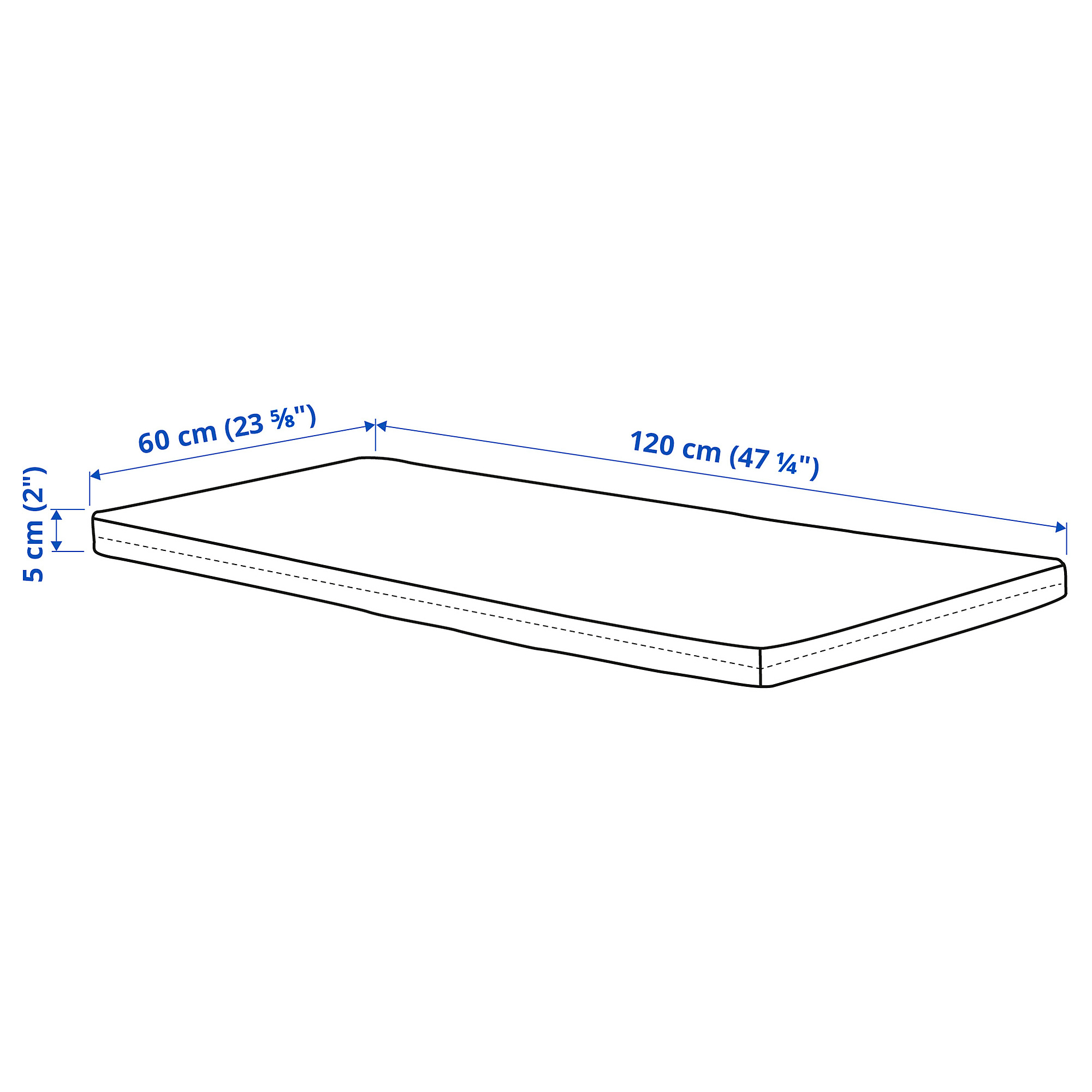 PLUTTIG foam mattress for cot