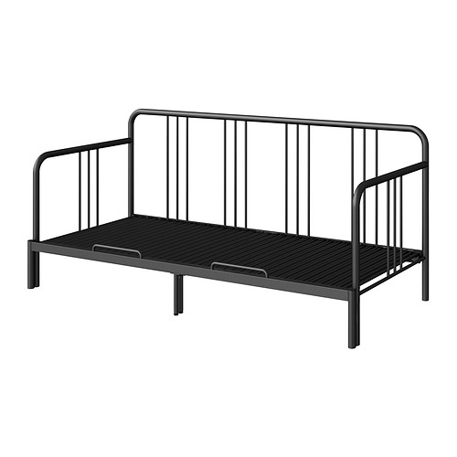 FYRESDAL - 坐臥兩用床框, 黑色, 80x200 公分 | IKEA 線上購物 - PE889670_S4