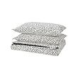 BJÖRKGRÅMAL duvet cover and 2 pillowcases