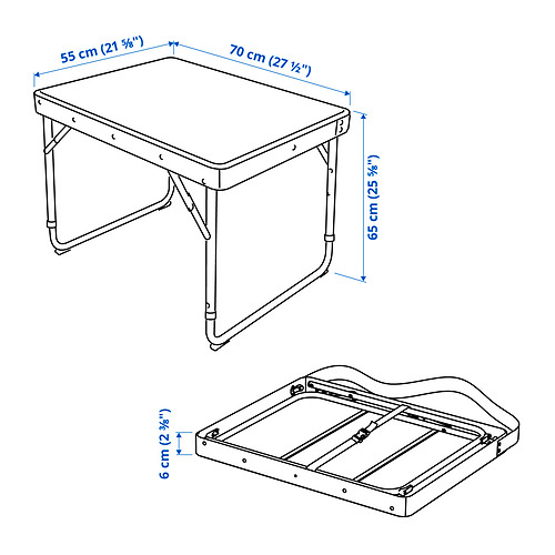 STRANDÖN folding table