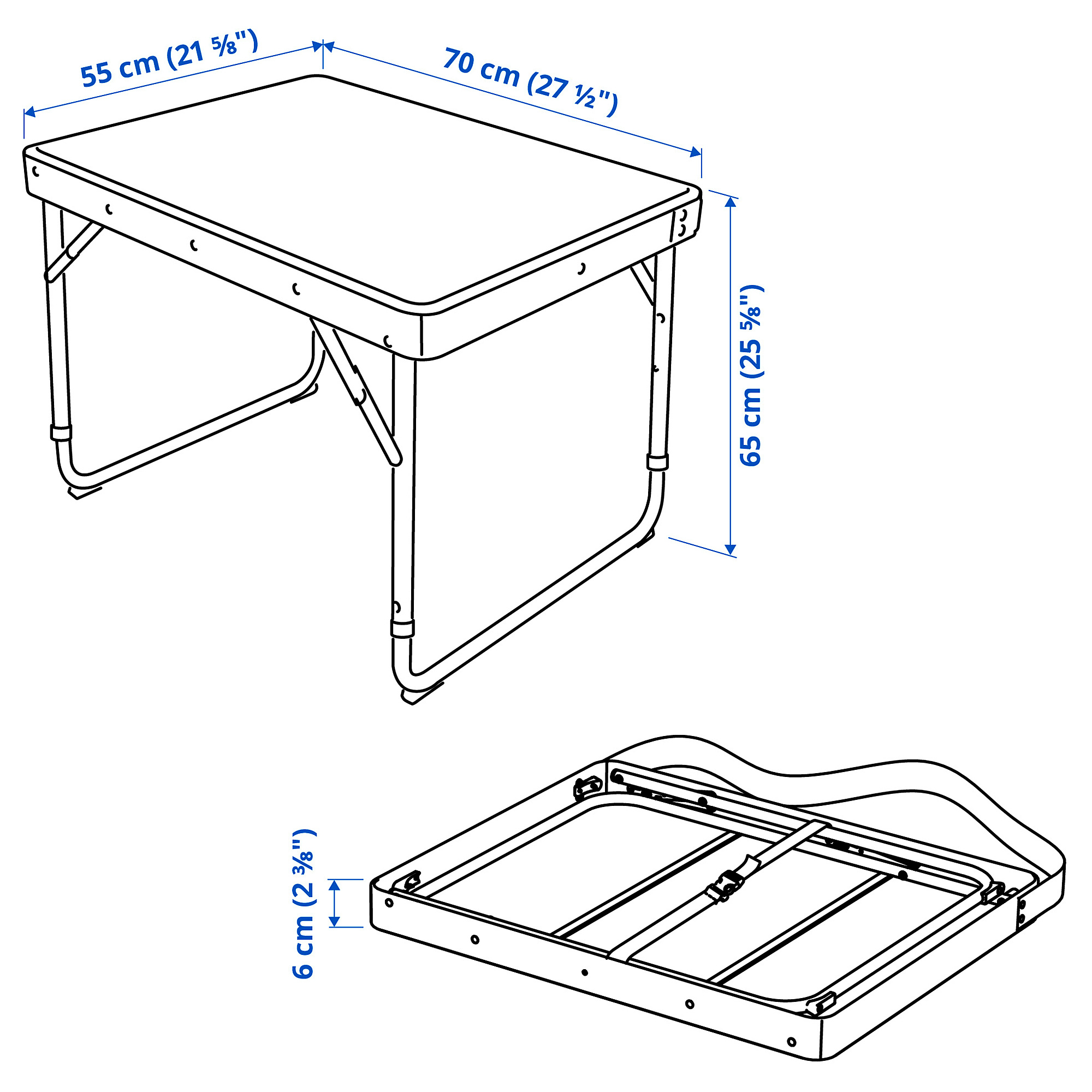 STRANDÖN folding table