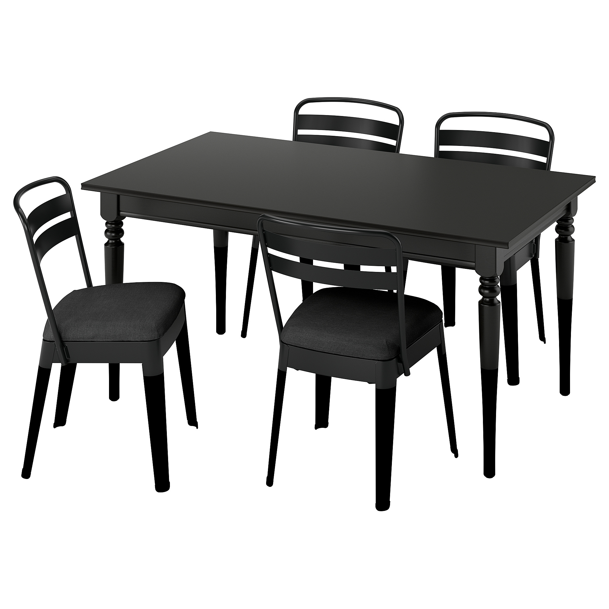 ROSENTORP/RAMSNÄS table and 4 chairs