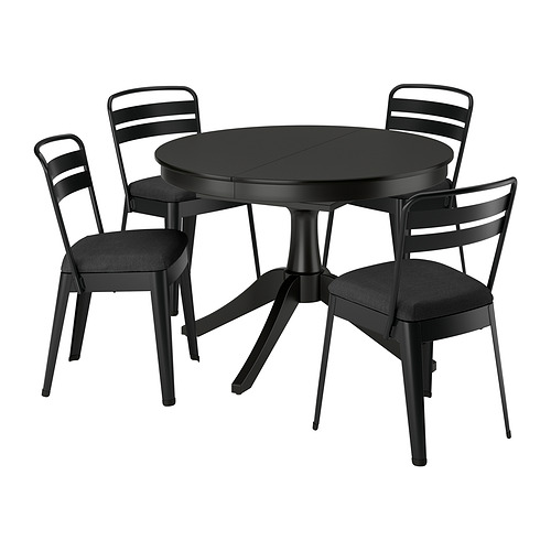 ROSENTORP/RAMSNÄS table and 4 chairs