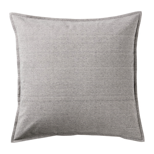 KRISTIANNE - cushion cover, white/dark grey striped | IKEA Taiwan Online - PE711931_S4
