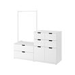 NORDLI chest of 8 drawers