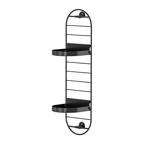 SKUGGRÖNA - wall mounted plant stand, black, 54 cm | IKEA Taiwan Online - PE955257_S4