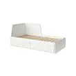 FLEKKE - 坐臥兩用床框附兩個床底收納盒，白色，80x200 公分 | IKEA 線上購物 - PE889844_S2 