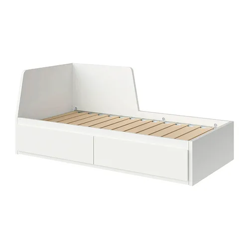 FLEKKE - 坐臥兩用床框附兩個床底收納盒, 白色, 80x200 公分 | IKEA 線上購物 - PE889844_S4