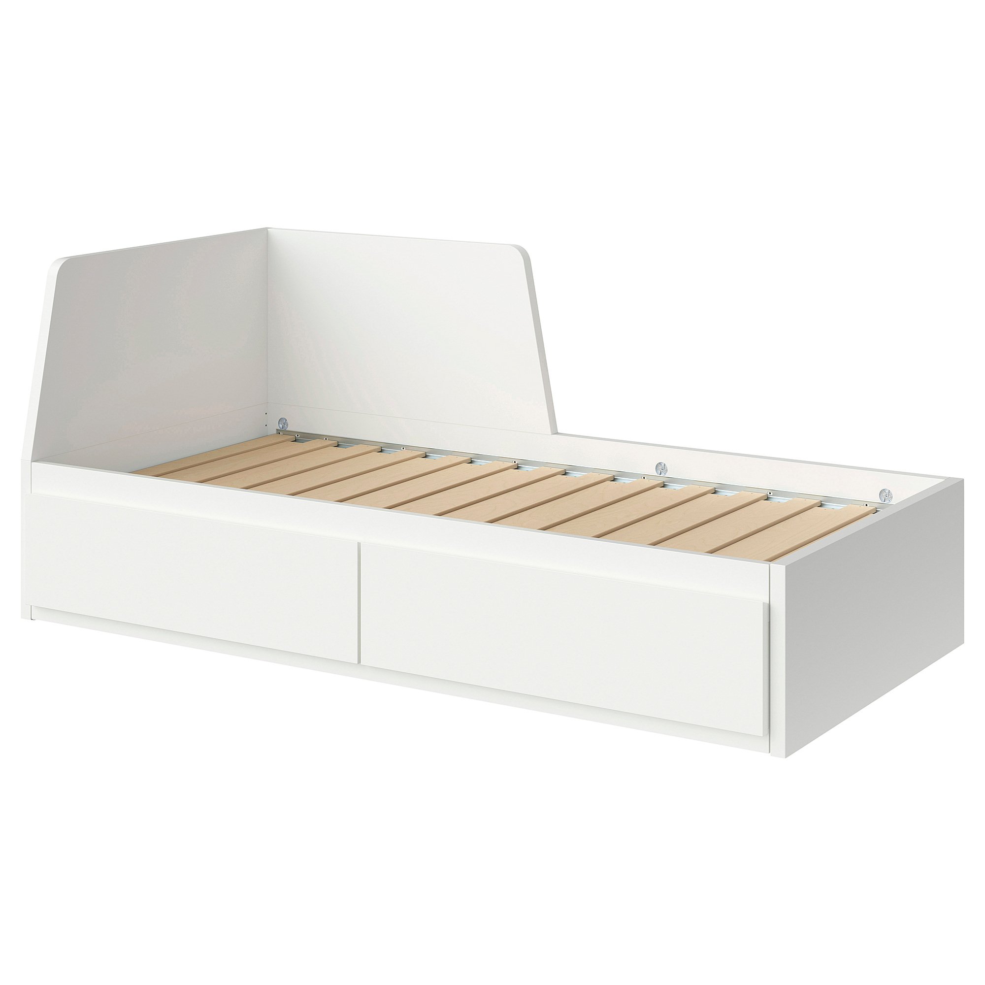 FLEKKE day-bed frame with 2 drawers