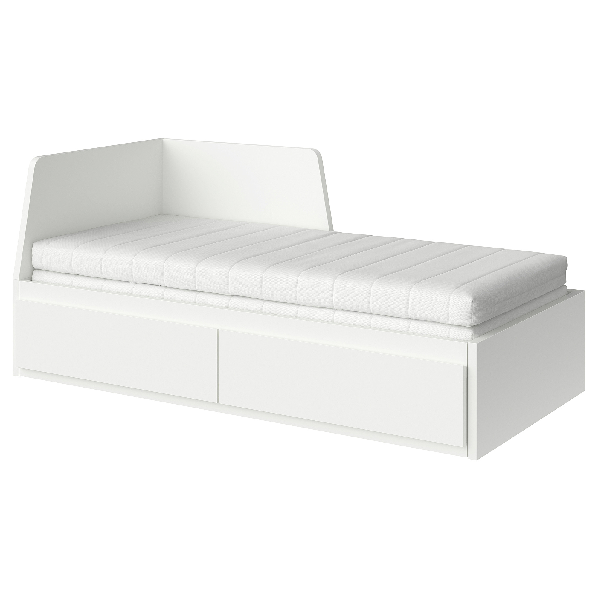 FLEKKE day-bed w 2 drawers/2 mattresses