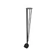 KRILLE - leg with castor, black, 70 cm | IKEA Taiwan Online - PE889868_S2 
