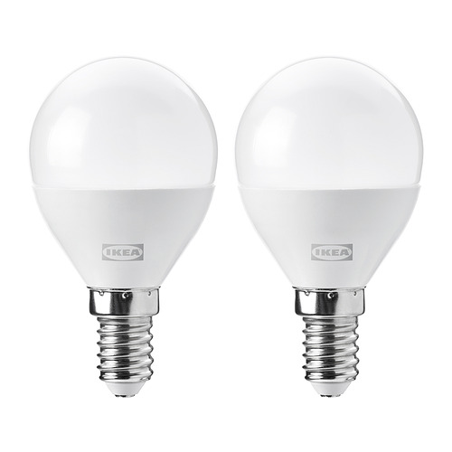 SOLHETTA - LED燈泡E14 806流明, 可調光/球形 乳白色, 45 公厘 | IKEA 線上購物 - PE889871_S4
