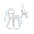 LISABO/LISABO table and 4 chairs