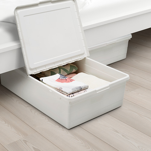 SOCKERBIT - storage box with lid, white | IKEA Taiwan Online - PE712055_S4