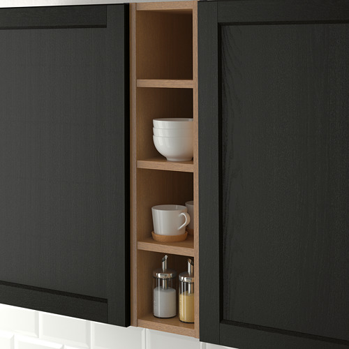 VADHOLMA - 開放式收納櫃, 棕色/染色梣木 | IKEA 線上購物 - PE661108_S4