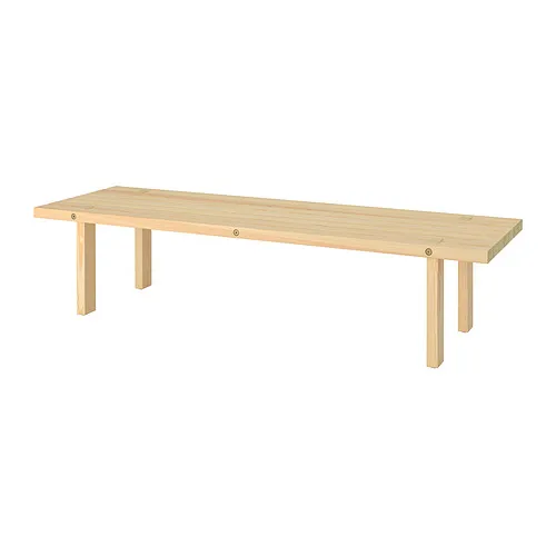 STOCKHOLM 2025 - 咖啡桌，松木/自然色，160x45 公分 | IKEA 線上購物 - PE955297_S4