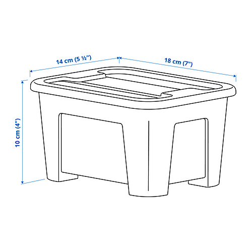 SAMLA box with lid