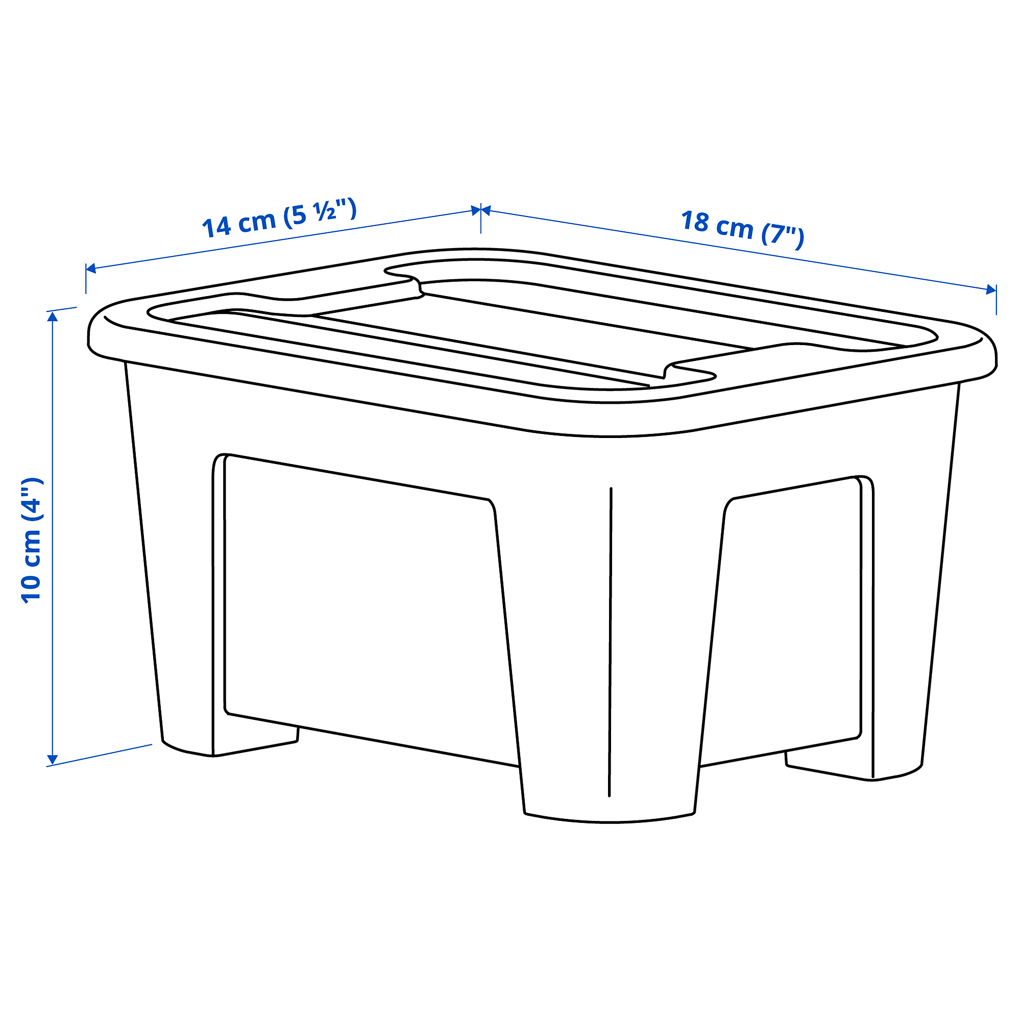SAMLA box with lid