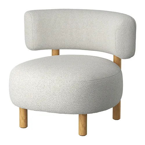 STOCKHOLM 2025 - 扶手椅, Djurmo 灰色/白色 | IKEA 線上購物 - PE955313_S4