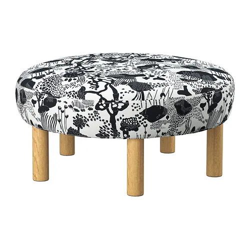 STOCKHOLM 2025 - 椅凳, 黑色/白色 | IKEA 線上購物 - PE955318_S4