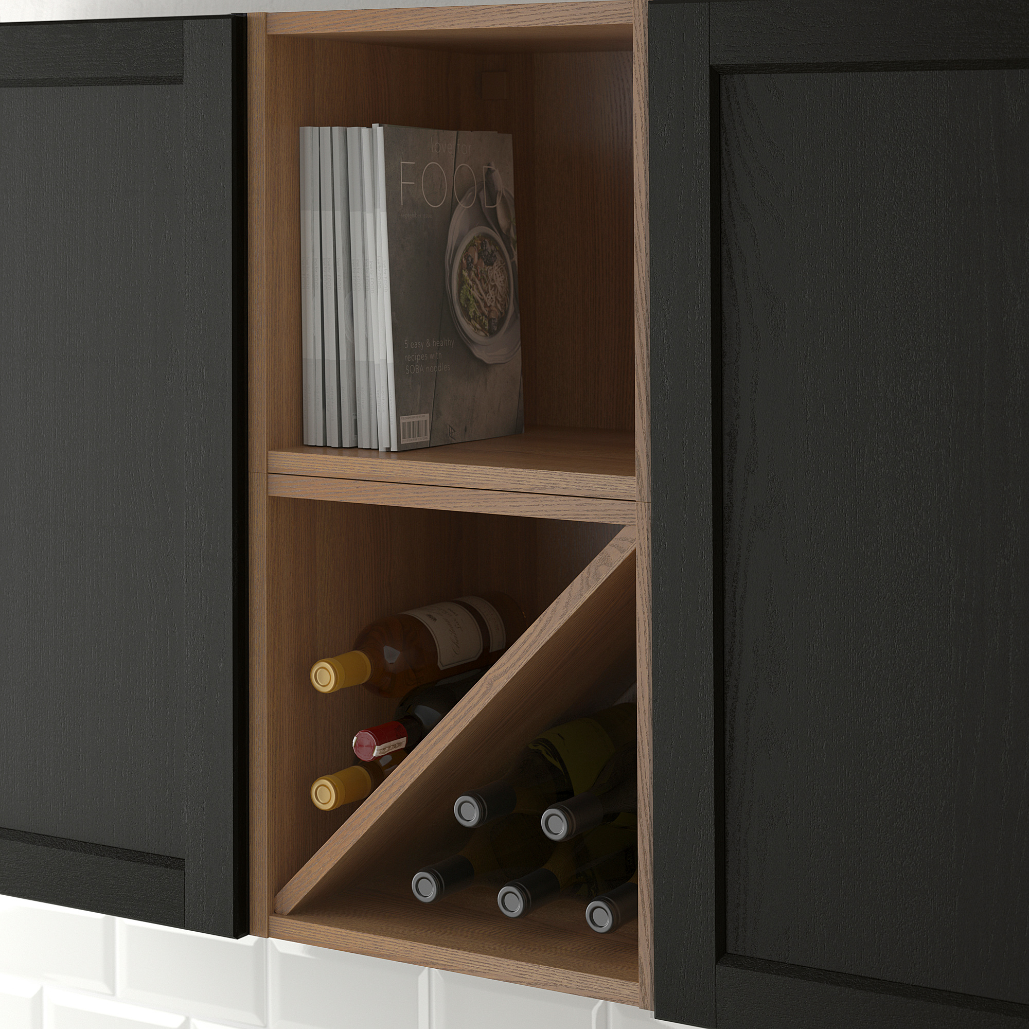 VADHOLMA wine shelf