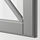 METOD - wall cabinet w glass door/crossbar., white/Bodbyn grey | IKEA Taiwan Online - PE670310_S1