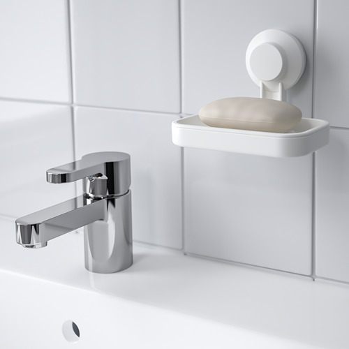 TISKEN - 香皂盤附吸盤, 白色 | IKEA 線上購物 - PE702942_S4