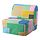 LYCKSELE - cover for chair-bed, Grindtorp multicolour/stripe pattern | IKEA Taiwan Online - PE955345_S1