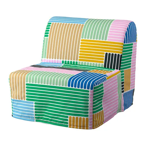 LYCKSELE - 沙發床套, Grindtorp 彩色/條紋 | IKEA 線上購物 - PE955345_S4