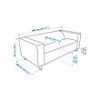 KLIPPAN 2-seat sofa