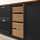 VADHOLMA - 抽屜櫃, 棕色/染色梣木 | IKEA 線上購物 - PE692037_S1