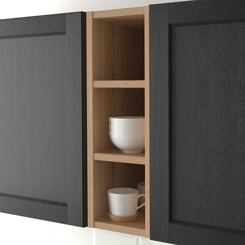 VADHOLMA - 開放式收納櫃, 棕色/染色梣木 | IKEA 線上購物 - PE692040_S4