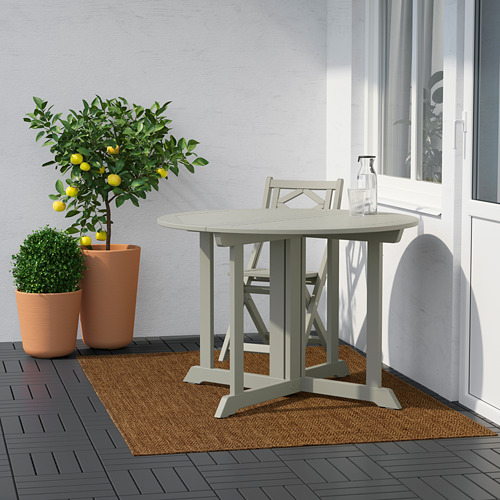 LYDERSHOLM - 平織地毯 室內/戶外用, 亮棕色 | IKEA 線上購物 - PE808274_S4