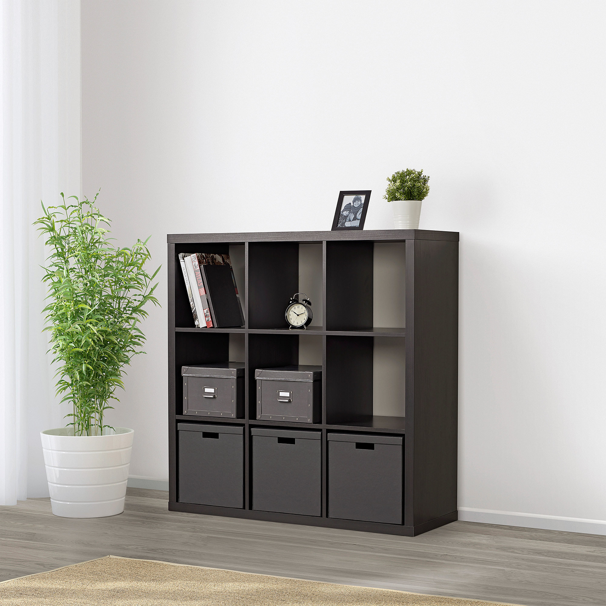 Kallax 層架組 黑棕色 Ikea 線上購物