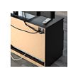 BRIMNES TV storage combination/glass doors