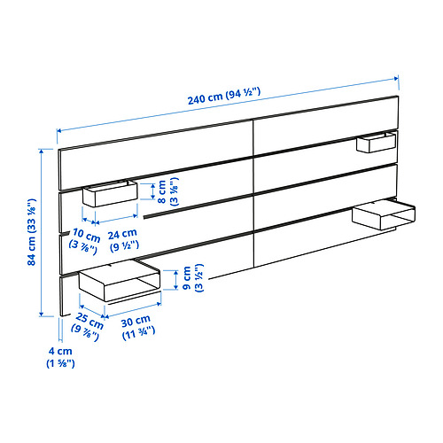 NORDLI headboard