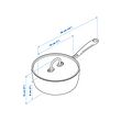 FINMAT saucepan with lid