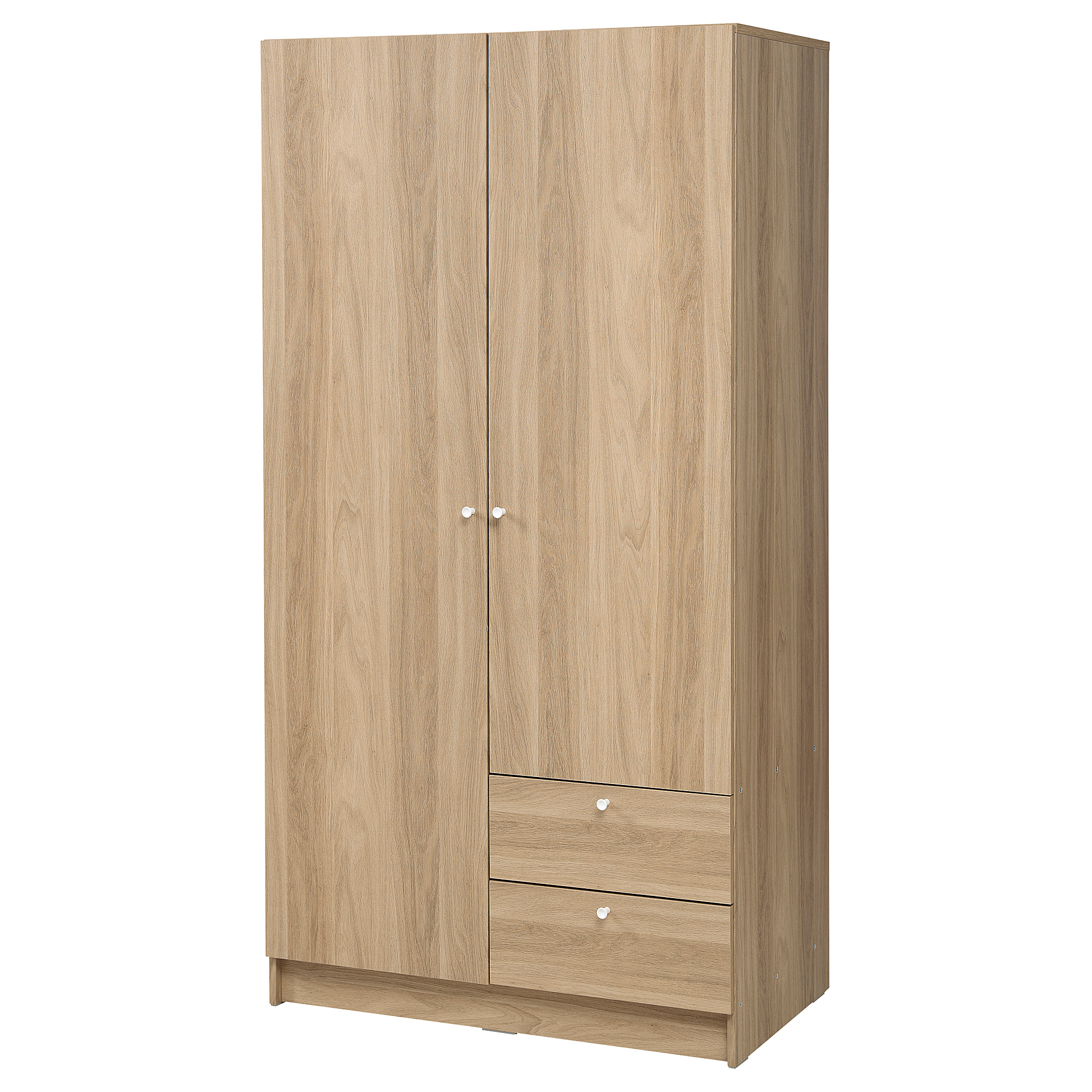 VILHATTEN wardrobe with 2 doors and 2 drawers