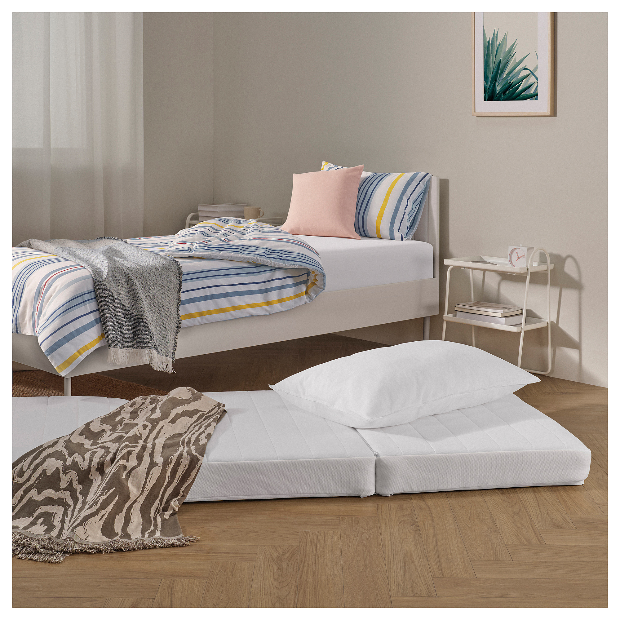 VITHÄLL mattress/pouffe