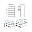 STORKLINTA chest of 6 drawers