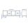KALLAX - 層架組合附底架, 染白橡木紋/白色 | IKEA 線上購物 - PE851319_S1