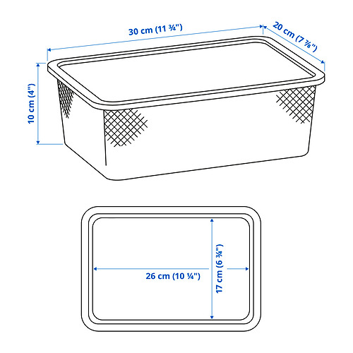 TROFAST mesh storage box