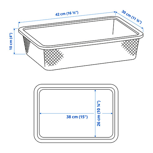 TROFAST mesh storage box