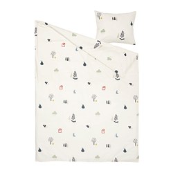 BARNDRÖM - quilt cover and pillowcase, heart pattern white/pink | IKEA Taiwan Online - PE808495_S3