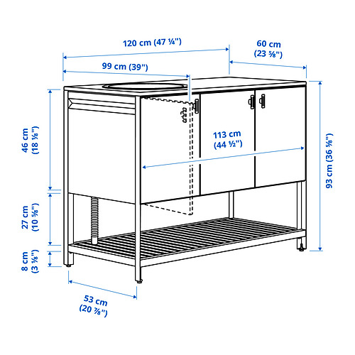 BÅTSKÄR unit for sink