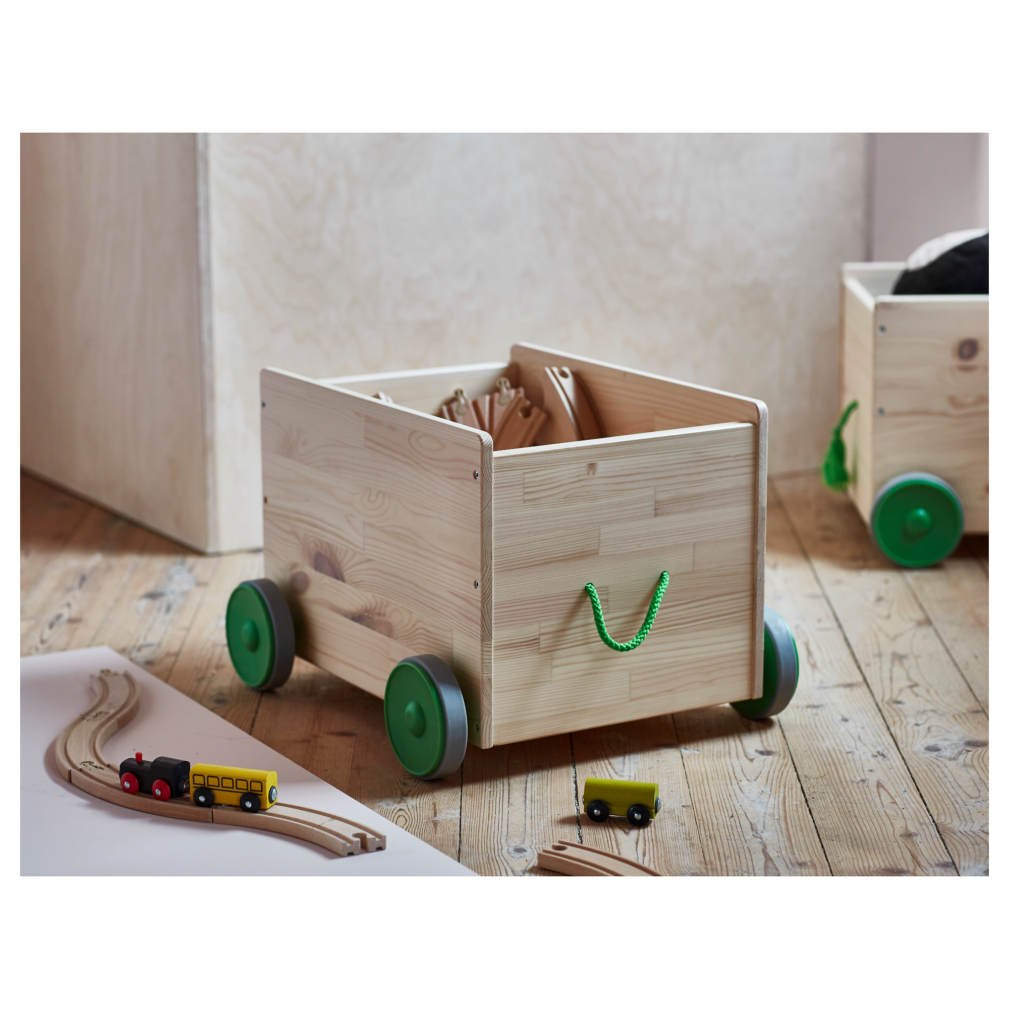 FLISAT toy storage with wheels