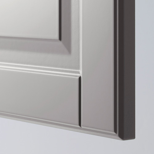 METOD - wall cabinet horizontal w push-open, white/Bodbyn grey | IKEA Taiwan Online - PE388871_S4