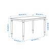 DANDERYD/BERGMUND table and 4 chairs