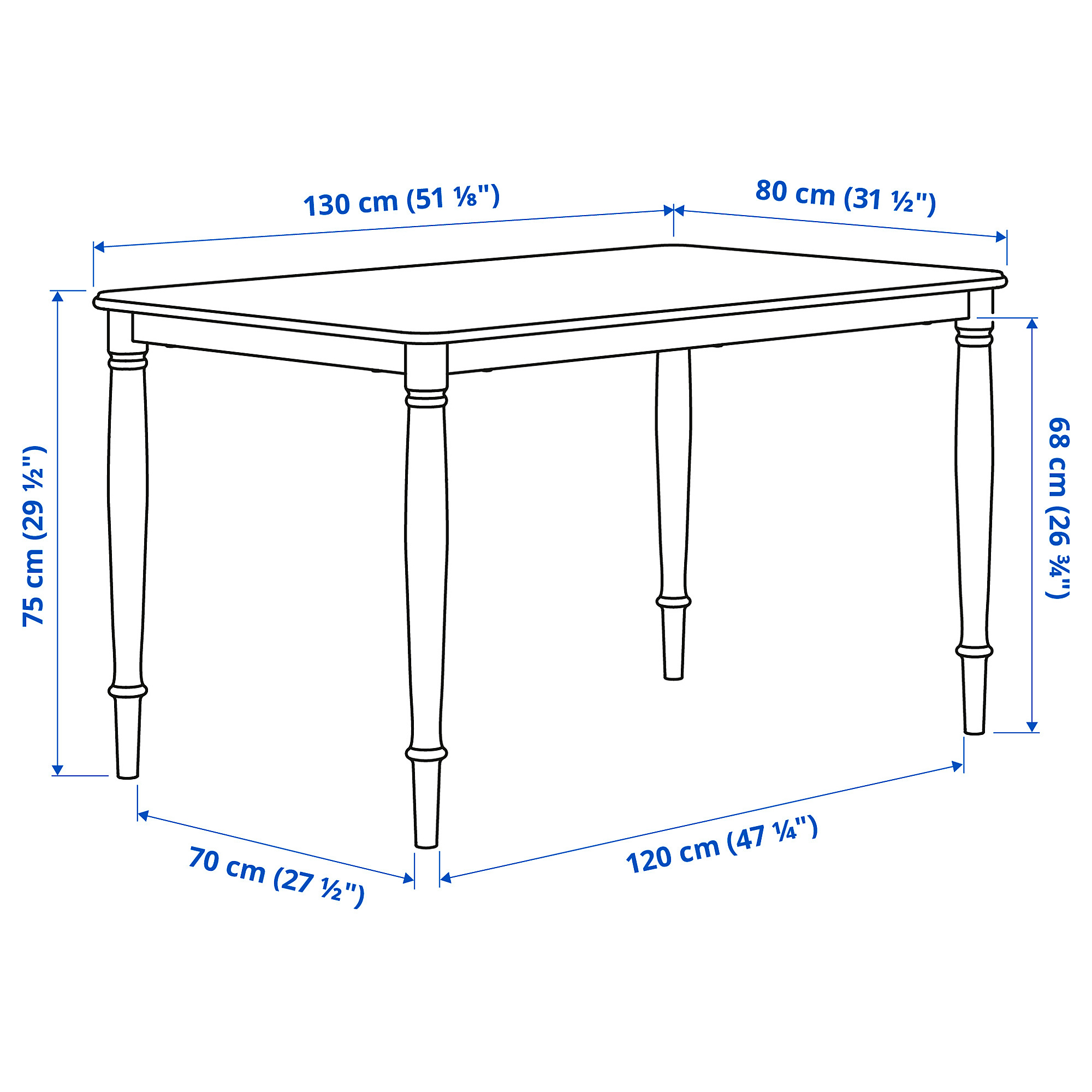 DANDERYD dining table