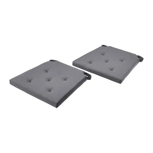 JUSTINA - 椅墊, 灰色, 42/35x40x4 公分 | IKEA 線上購物 - PE890173_S4